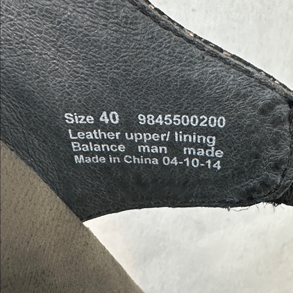 Dansko Sonnet Black Metallic Leather Sandals - Picture 8 of 8